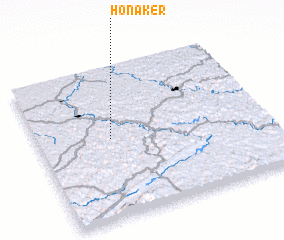 3d view of Honaker