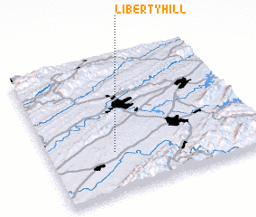 3d view of Liberty Hill