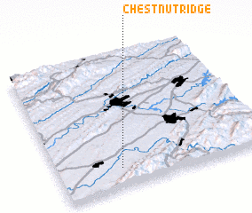 3d view of Chestnut Ridge