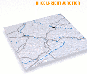 3d view of Wheelwright Junction