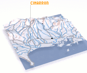 3d view of Cimarrón