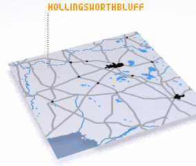 3d view of Hollingsworth Bluff