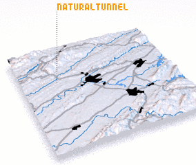 3d view of Natural Tunnel