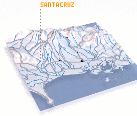 3d view of Santa Cruz