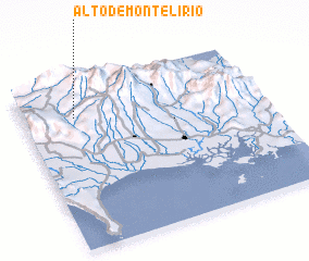 3d view of Alto de Monte Lirio