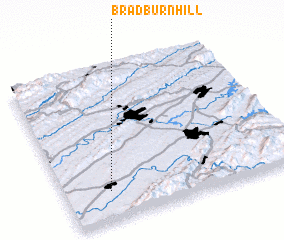 3d view of Bradburn Hill