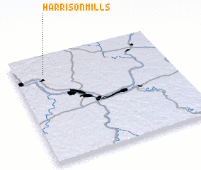 3d view of Harrison Mills