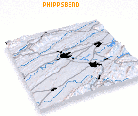 3d view of Phipps Bend