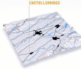 3d view of Castell Springs