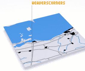 3d view of Weavers Corners