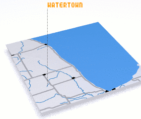 3d view of Watertown