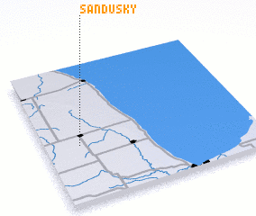 3d view of Sandusky