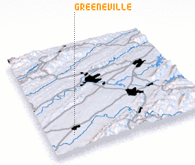 3d view of Greeneville