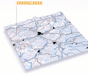 3d view of Spring Creek