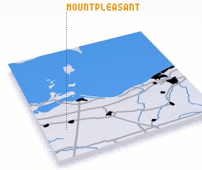 3d view of Mount Pleasant