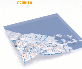 3d view of Cahuita