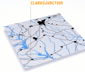 3d view of Clarks Junction