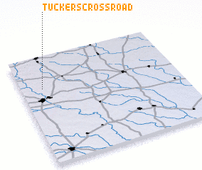 3d view of Tuckers Crossroad