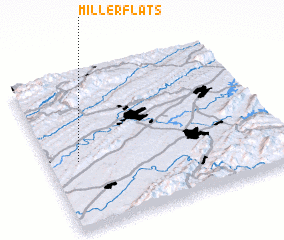 3d view of Miller Flats