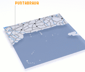 3d view of Punta Brava