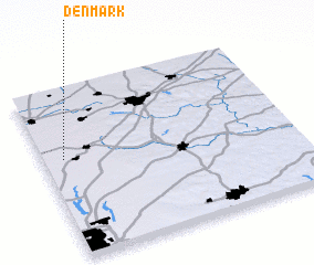 3d view of Denmark