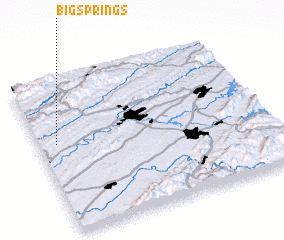 3d view of Big Springs
