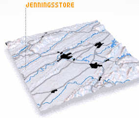 3d view of Jennings Store