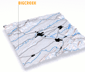 3d view of Big Creek