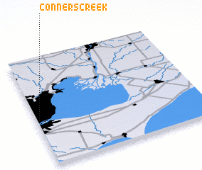 3d view of Conners Creek