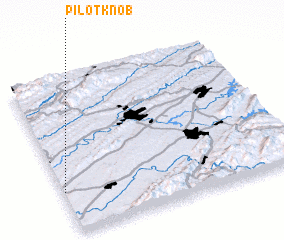 3d view of Pilot Knob