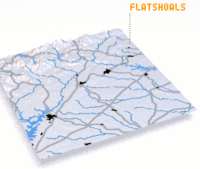 3d view of Flat Shoals