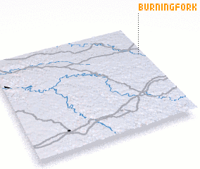 3d view of Burning Fork