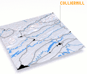 3d view of Collier Mill