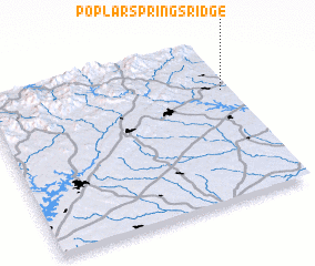 3d view of Poplar Springs Ridge