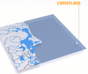 3d view of Corn Island