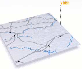 3d view of York