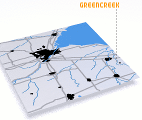 3d view of Green Creek