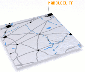 3d view of Marble Cliff