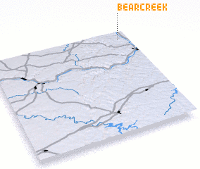 3d view of Bear Creek