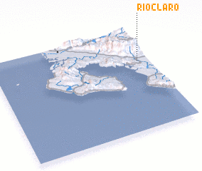 3d view of Río Claro