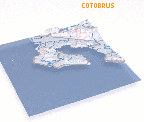 3d view of Coto Brus