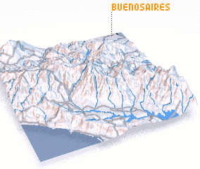 3d view of Buenos Aires