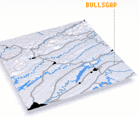3d view of Bulls Gap
