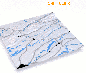 3d view of Saint Clair