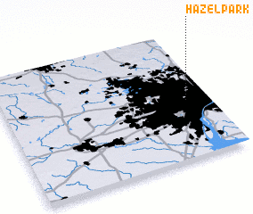 3d view of Hazel Park