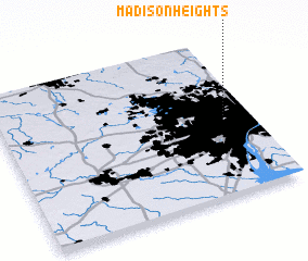 3d view of Madison Heights