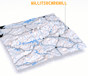 3d view of Willits-Ochre Hill