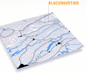 3d view of Black Mountain