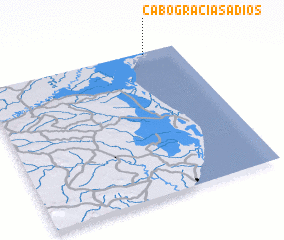 3d view of Cabo Gracias a Dios