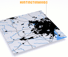 3d view of Huntington Woods